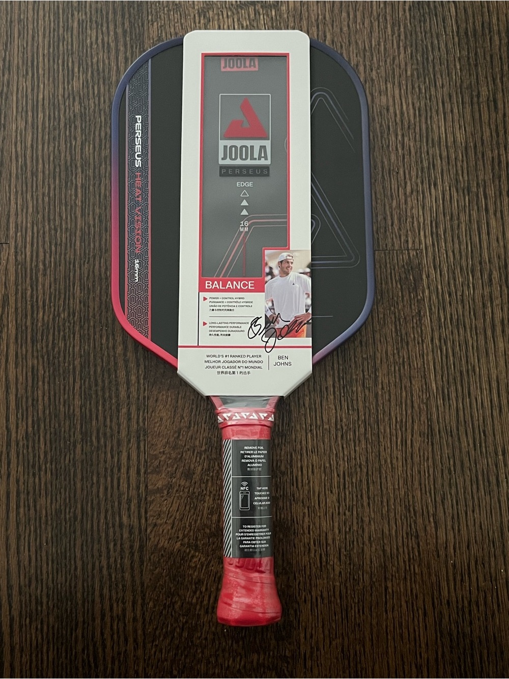 JOOLA Perseus Heat Vision 16mm Pickleball Paddle